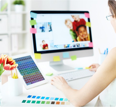 Gestaltung für Haftnotiz-Set im Umschlag mit 3 Haftnotizen