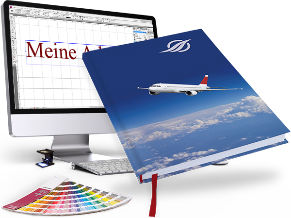 Gestaltung Umschlag für BIZBOOX Classic oder Elegance mit Standard-Inhaltsseiten