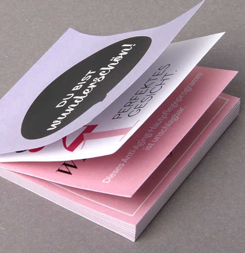 Haftnotizen mit wechselnden Motiv