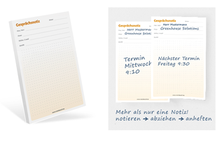 BIZSTIX® Gesprächs-Haftnotizblock