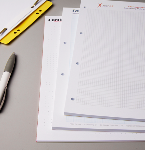 Notizblöcke A4 bedruckt