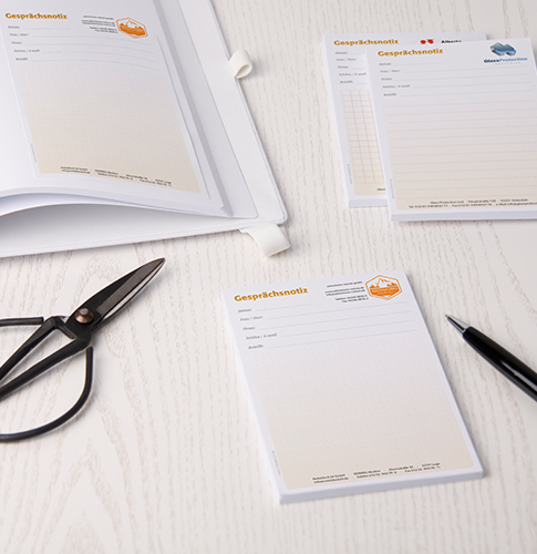 Haftnotizen Gesprächsnotiz individuell