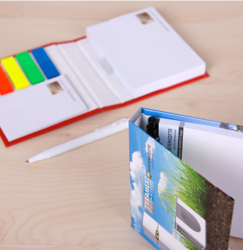 BIZSTIX® Pocket-Set Hardcover - Haftnotizen-Set für die Hosentasche