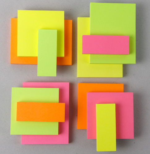 BIZSTIX® Office – Haftnotizen in verschiedenen Signalfarben