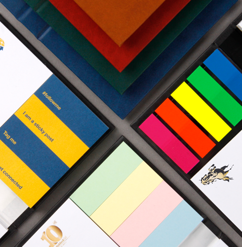 Haftnotiz-Sets mit Lederlookoptik individuell gestalten