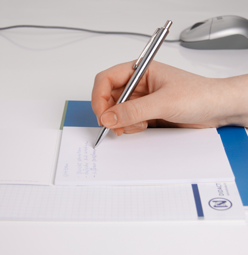 Notizblock Classic mit Umschlag