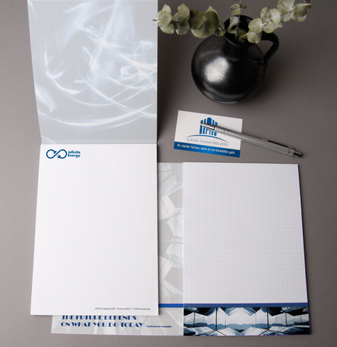 Notizblock mit Umschlag bedrucken