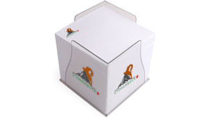 Zettelbox Wave Frost bedruckt