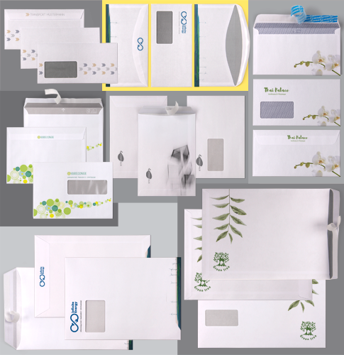 Briefumschlag DIN Lang bedruckt