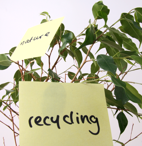 Post-it Recycling bedrucken