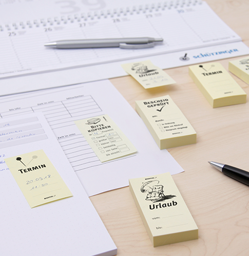 Business Haftnotizen im Längsformat 