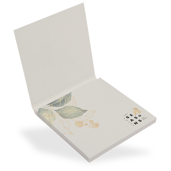 Haftnotizen Recycling im Umschlag