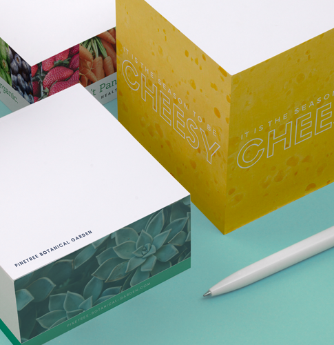 Notizklötze individuell im Digitaldruck bedrucken