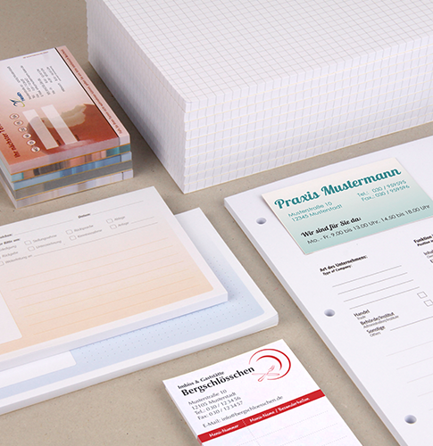 Funktionsnotizblöcke online bestellen