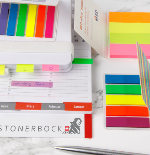 Pagemarker im Umschlag bedrucken 