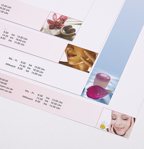 Briefpapier Kosmetik erstellen