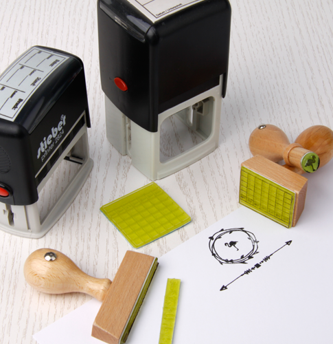 Individuellen Stempelplatten
