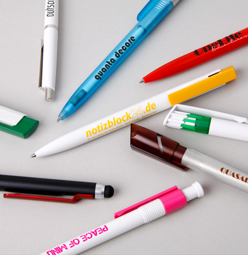 Werbekugelschreiber mit Logo