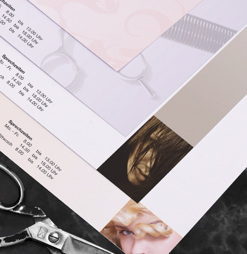 Briefpapier Friseur drucken lassen