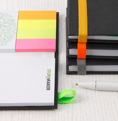 Haftnotizen im Set Lederoptik