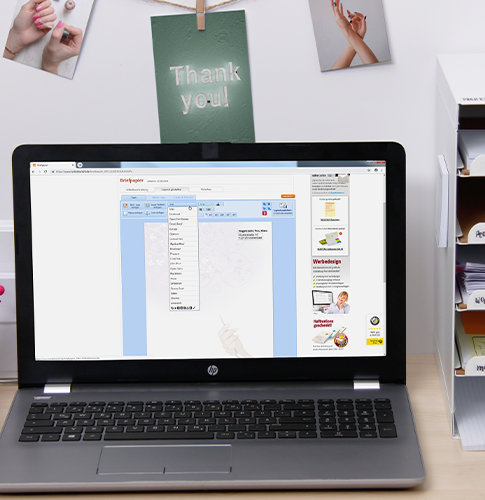 Briefpapier Nagelstudio