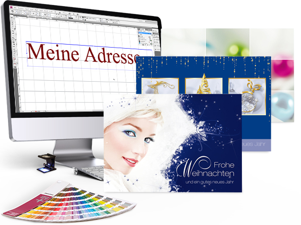 Gestaltung für Postkarten