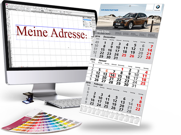 Gestaltung für Wandkalender