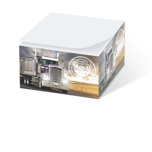 Notiz-Zettelklotz 10 x 10 x 5 cm Digitaldruck