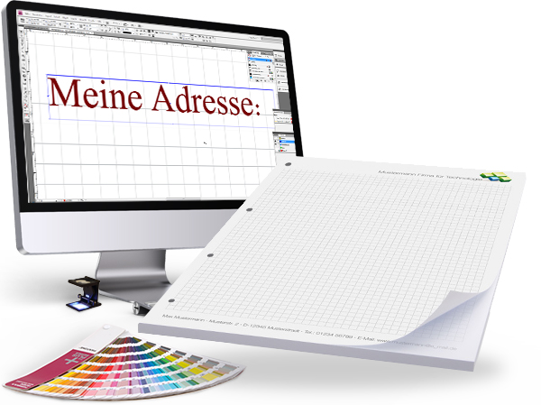 Gestaltung für Notizblock Classic