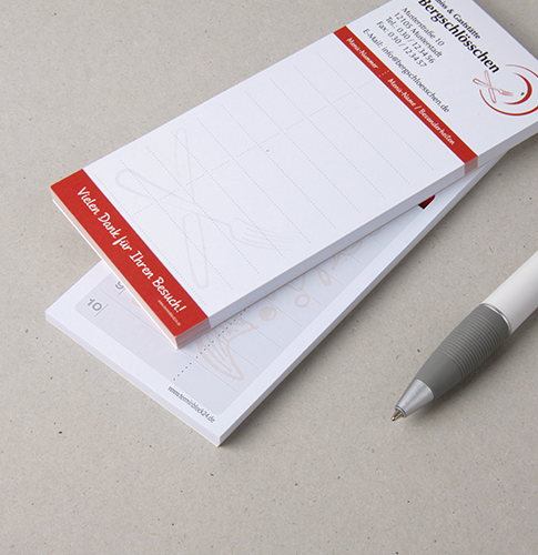 Kellnerblock selbst gestalten