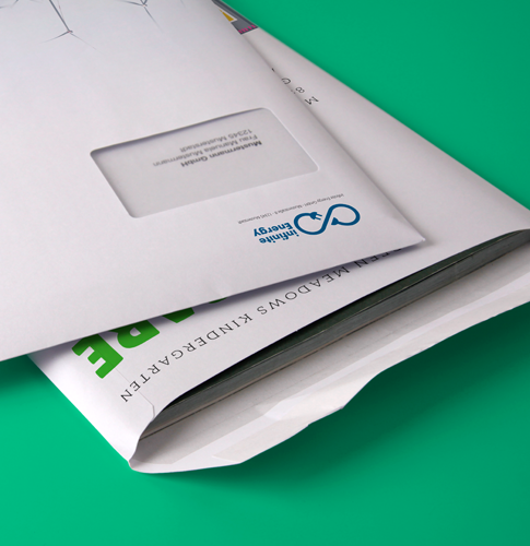 Briefumschlag C4 mit Fenster bedrucken