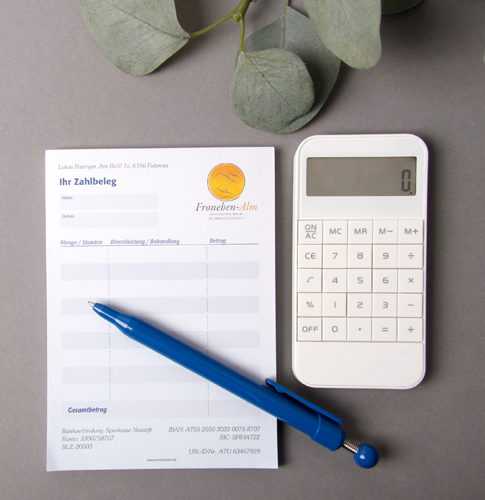 Quittungszettelblock