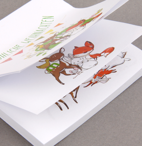 Haftnotizen mit Daumenkino