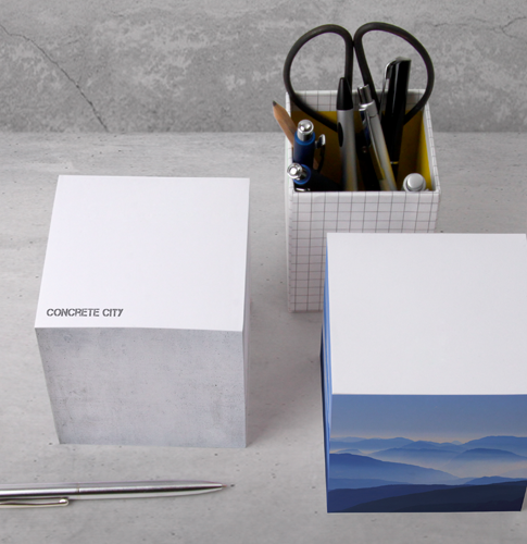 Notizklotz Digitaldruck bedruckt