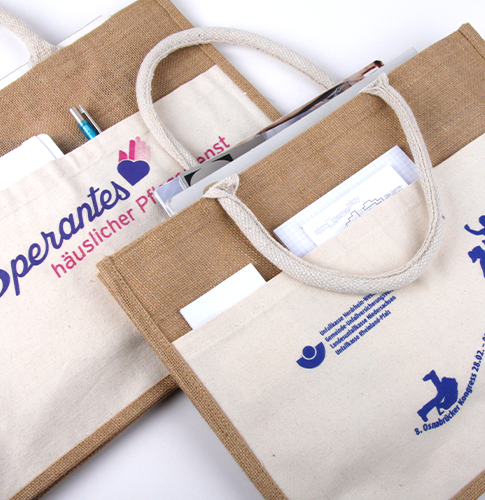 Jutetasche gestalten