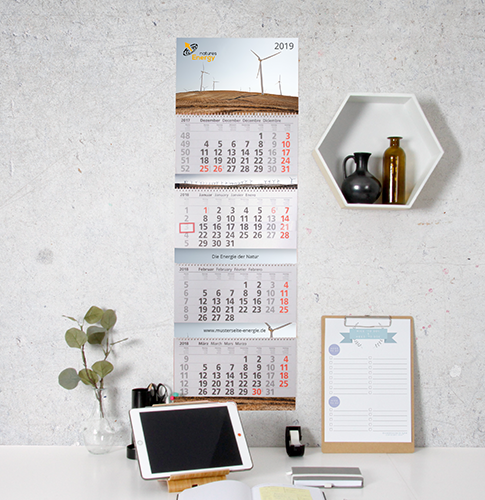4-Monats-Wandkalender