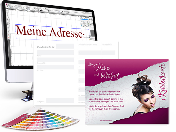 Gestaltung für Kundenkarten