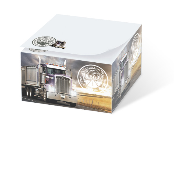 Notiz-Zettelklotz 10 x 10 x 5 cm Digitaldruck