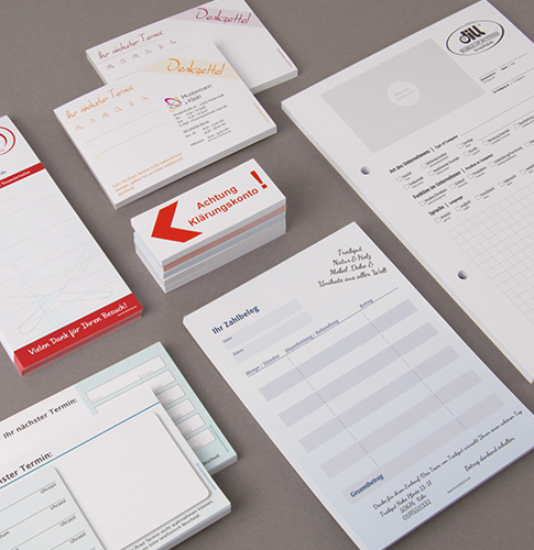 Funktionsnotizblöcke individuell bedruckt