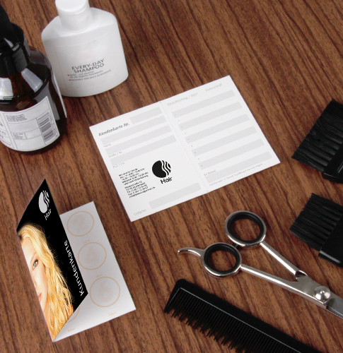 Kundenkarten für den Friseursalon