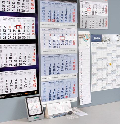 Werbekalender individuell bedruckt