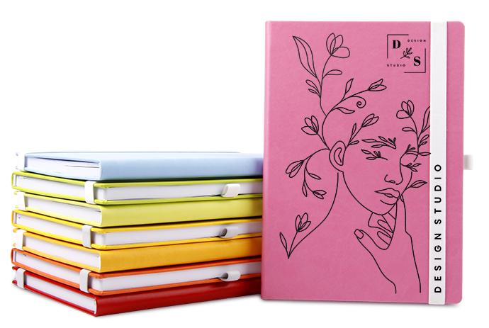 Marthiesens® Color Edition Notizbücher mit Namensprägung