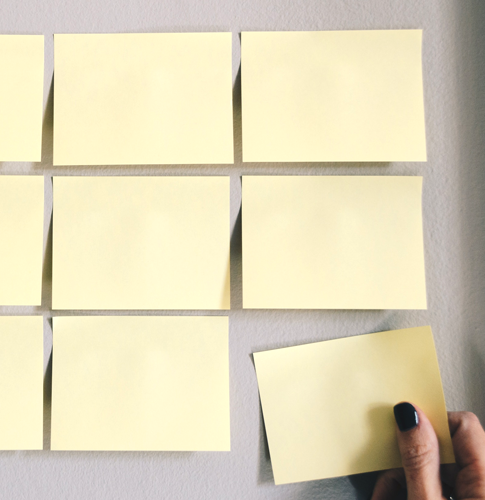 Klassische Haftnotizen