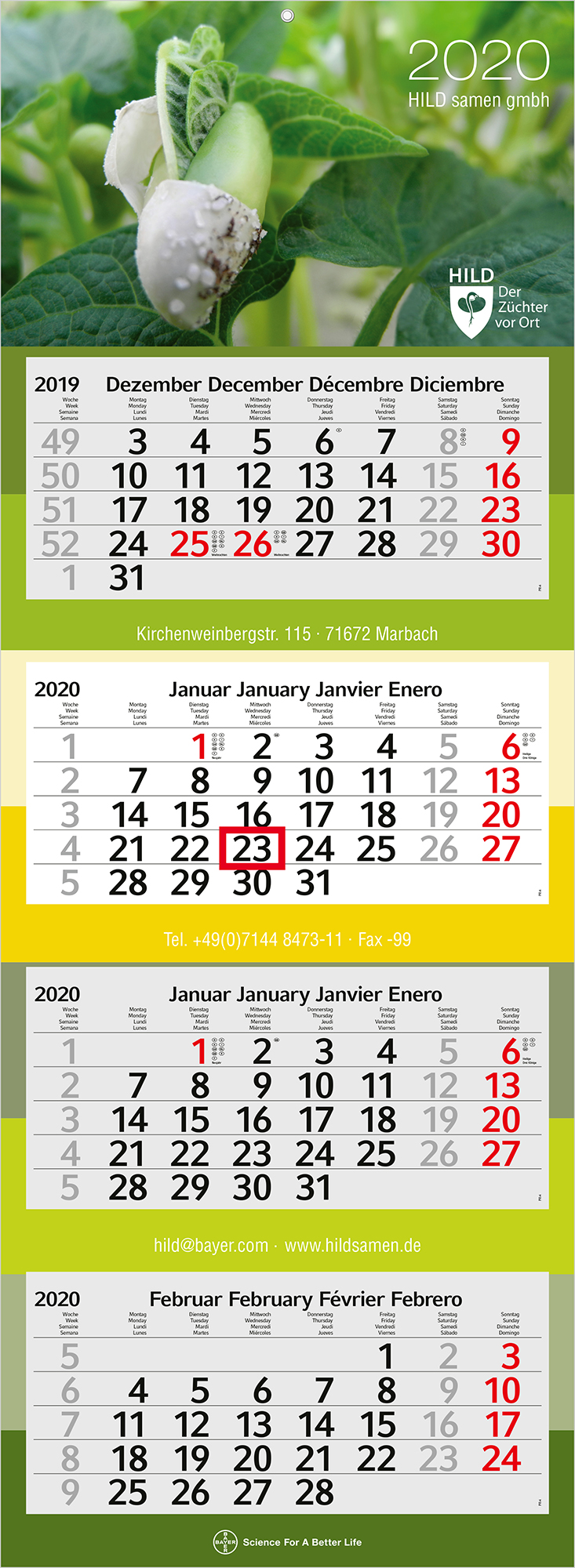 Werbekalender EasyMore Premium 4