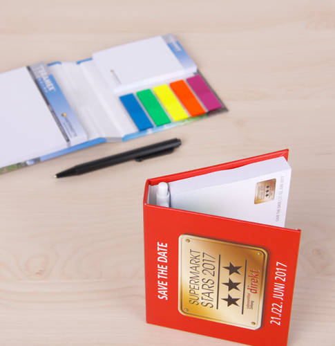 BIZSTIX® Pocket-Set Hardcover - Haftnotizen-Set für die Hosentasche