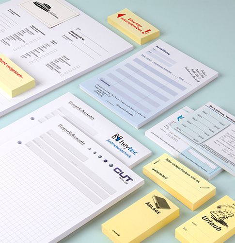 Funktionshaftnotizen individuell gestalten