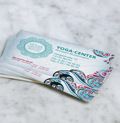 individuell bedruckte Visitenkarten