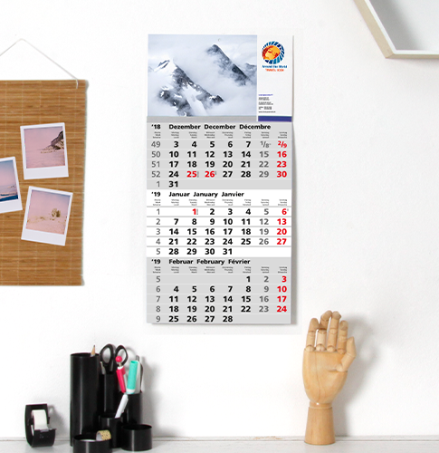3-Monatskalender als Werbeträger nutzen