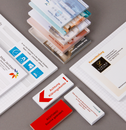 Funktions-Notizblöcke Büroorganisation